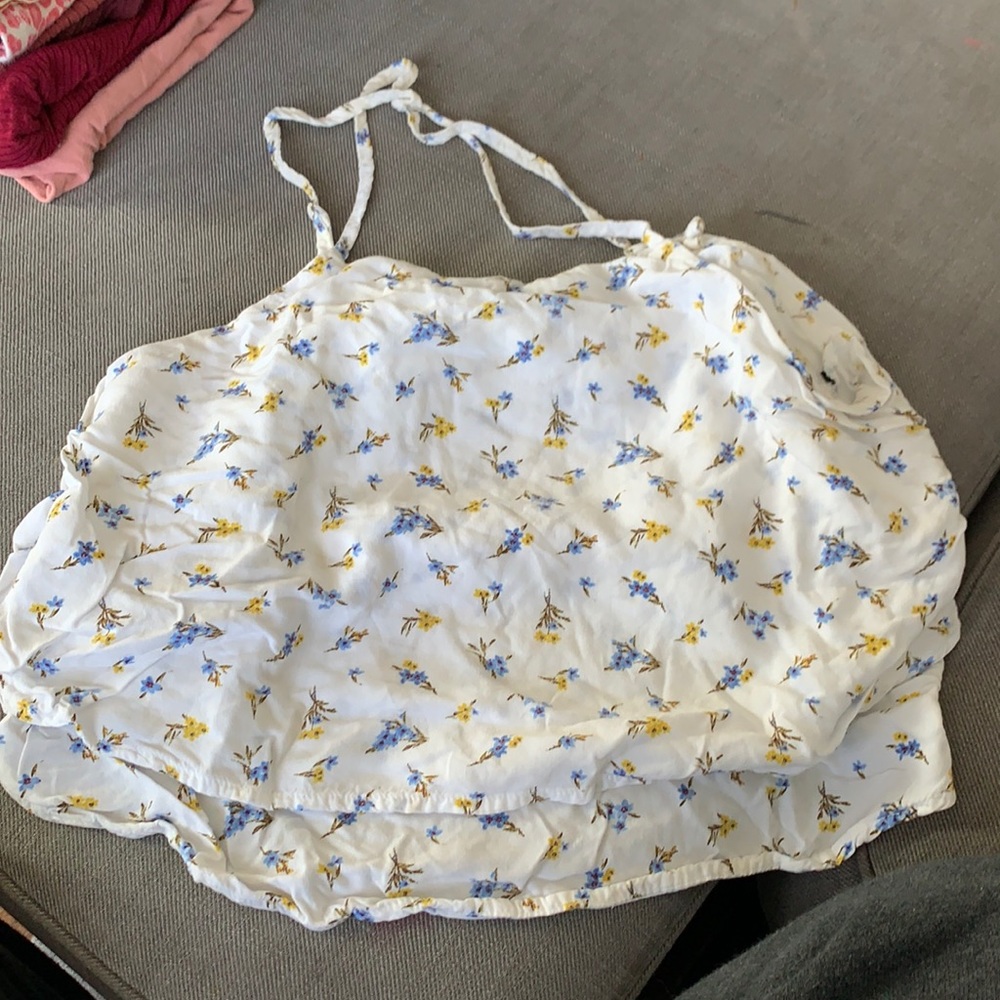 forever 21 yellow and blue flowers on it